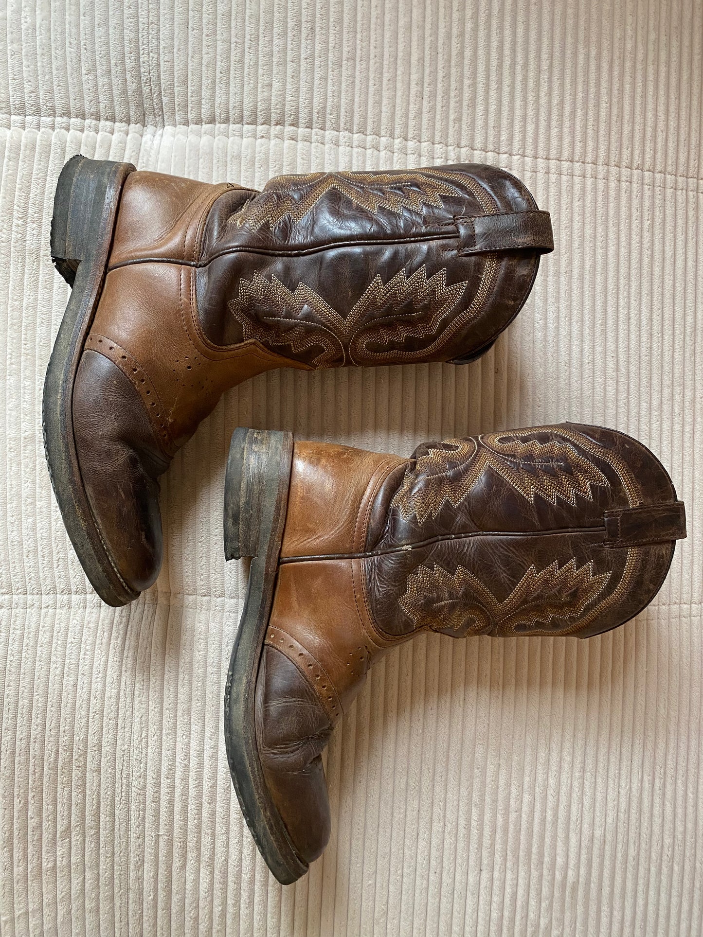 SENDRA Cowboy Boots 5357 Palm Damen braun Leder, Gr. 40