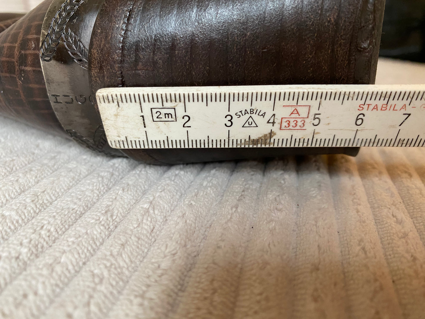 HUGO BOSS Cowboy Stiefel Leder braun verziert Boots, Gr. 40