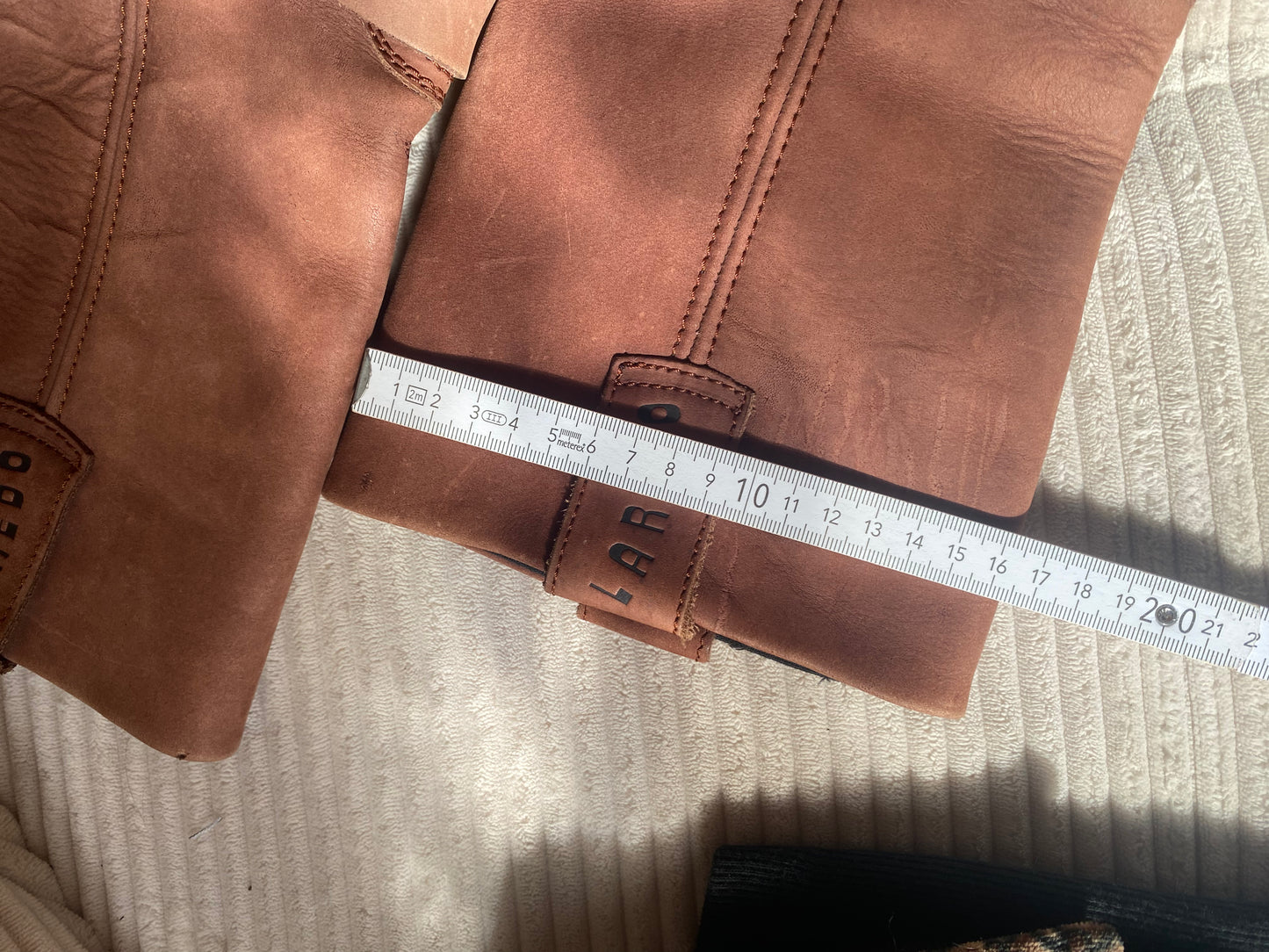 Laredo Western Biker Boots mit Riemen in dunkelbraun, Gr. 40