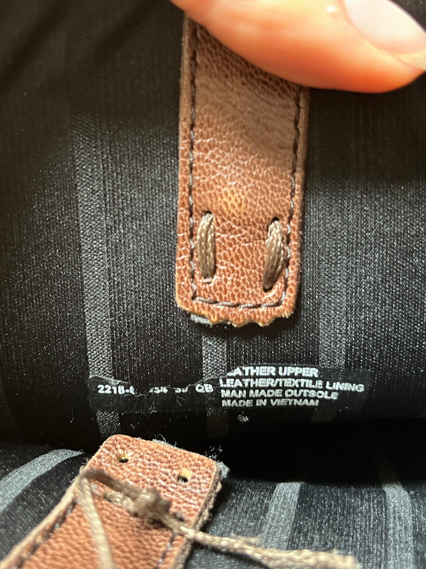 Vagabond Lederstiefel Langschaft mit Absatz in dunkelbraun, Gr. 39