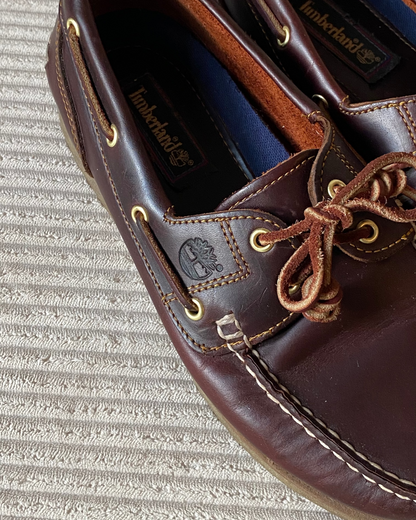 Timberland Classic Boot Schuhe 2 Eye braun bordeaux, Gr. 41