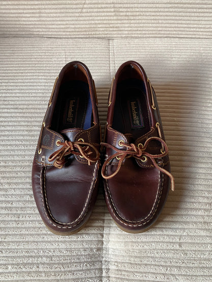 Timberland Classic Boot Schuhe 2 Eye braun bordeaux, Gr. 41