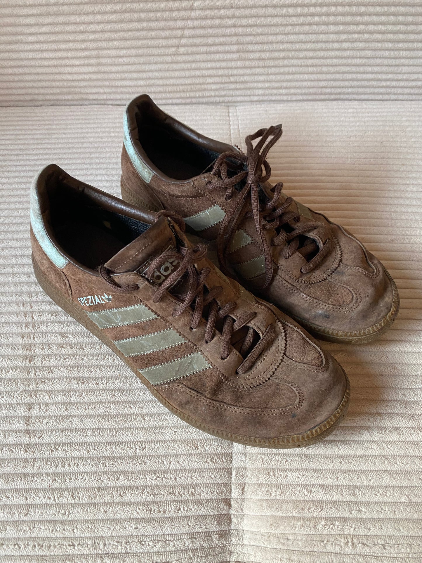 adidas Spezial 2005 suede braun/hellblau Wildleder, Gr. 41 1/3