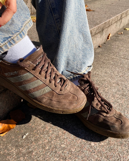 adidas Spezial 2005 suede braun/hellblau Wildleder, Gr. 41 1/3