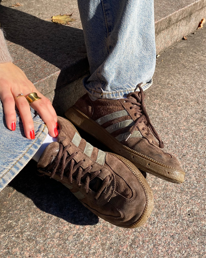 adidas Spezial 2005 suede braun/hellblau Wildleder, Gr. 41 1/3