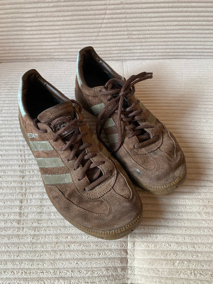adidas Spezial 2005 suede braun/hellblau Wildleder, Gr. 41 1/3