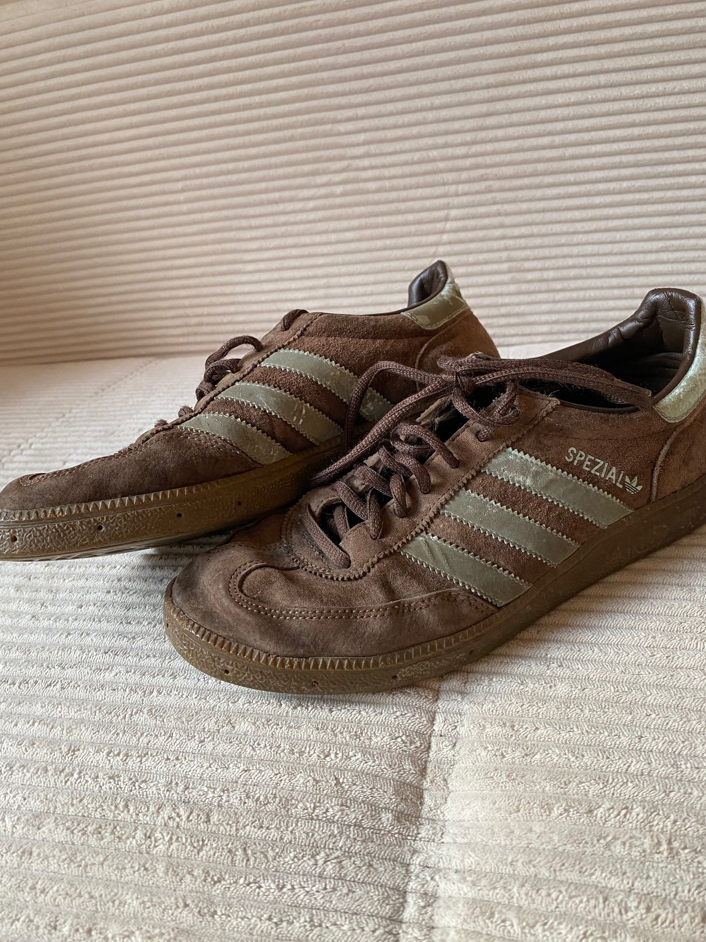 adidas Spezial 2005 suede braun/hellblau Wildleder, Gr. 41 1/3
