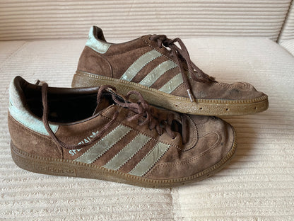 adidas Spezial 2005 suede braun/hellblau Wildleder, Gr. 41 1/3