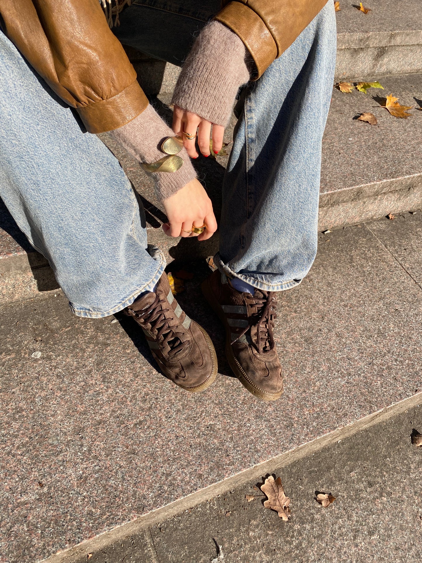 adidas Spezial 2005 suede braun/hellblau Wildleder, Gr. 41 1/3