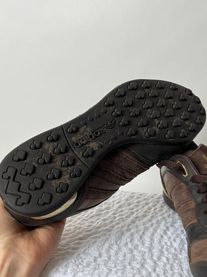 adidas 2009 suede braun gold Gr. 40 2/3 ZX Country 2 Sneaker Schuhe unisex