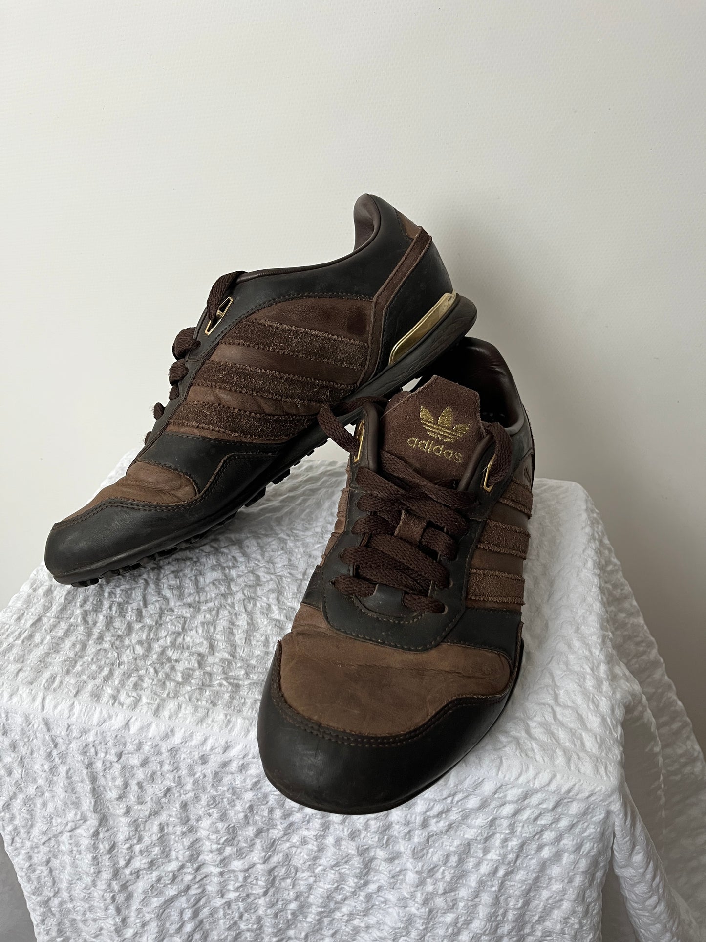 adidas 2009 suede braun gold Gr. 40 2/3 ZX Country 2 Sneaker Schuhe unisex