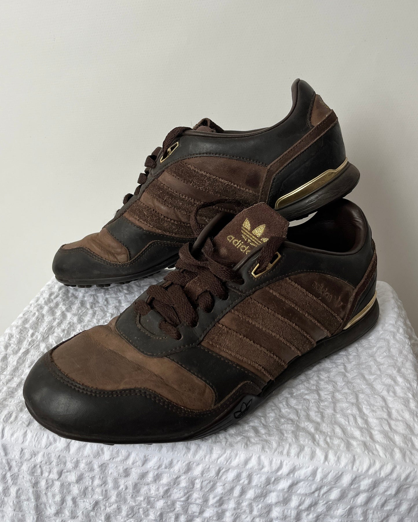 adidas 2009 suede braun gold Gr. 40 2/3 ZX Country 2 Sneaker Schuhe unisex
