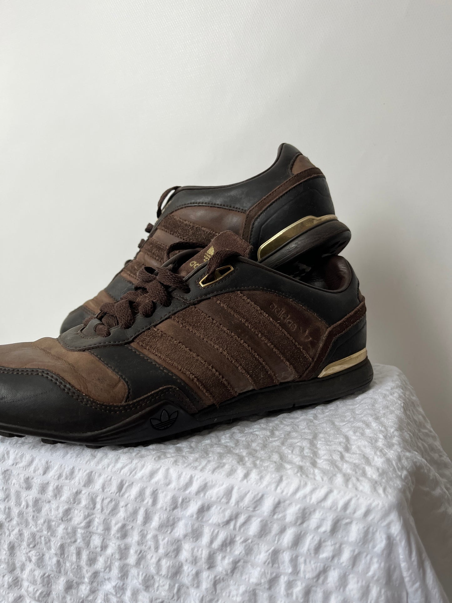 adidas 2009 suede braun gold Gr. 40 2/3 ZX Country 2 Sneaker Schuhe unisex