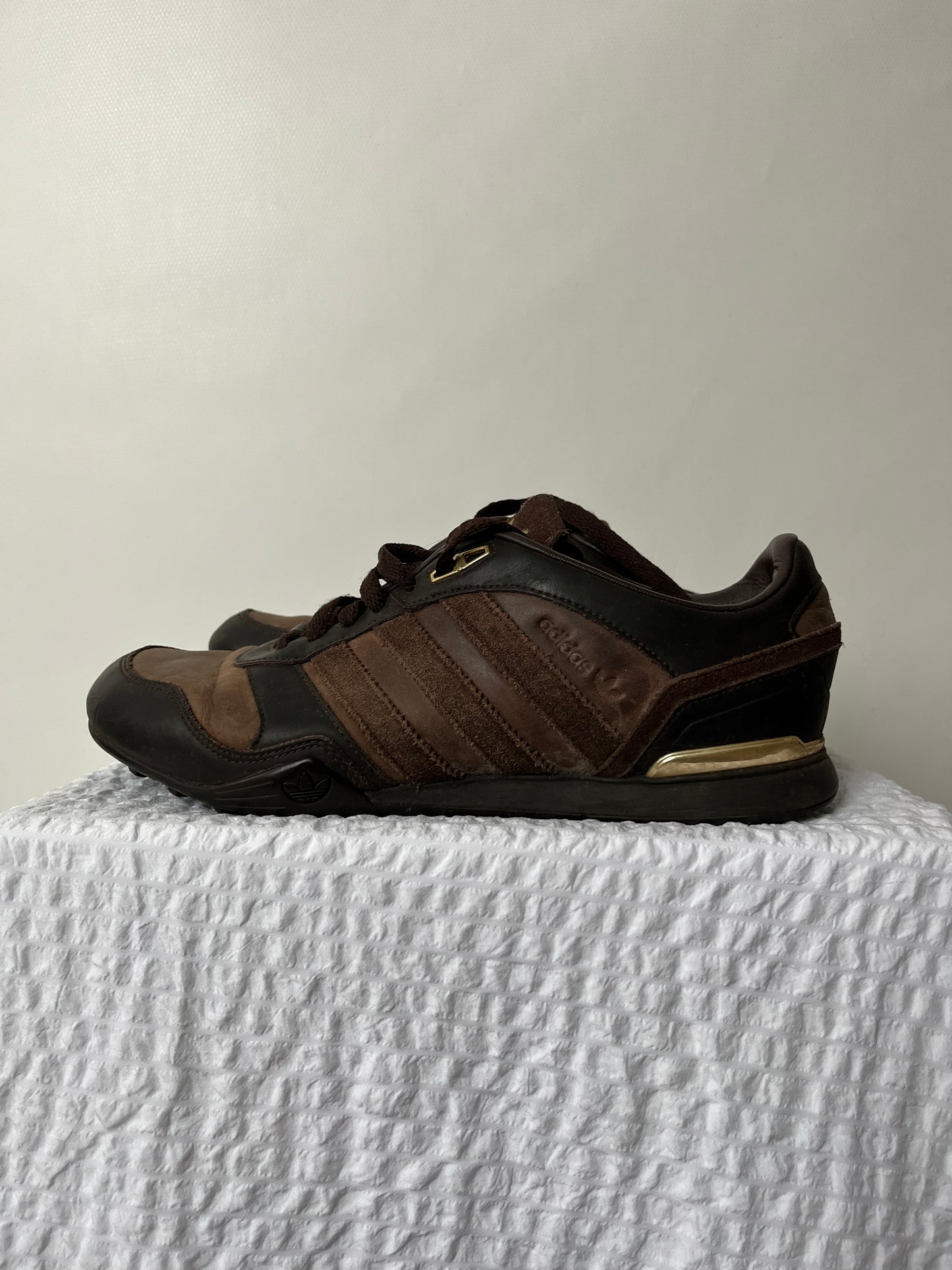adidas 2009 suede braun gold Gr. 40 2/3 ZX Country 2 Sneaker Schuhe unisex