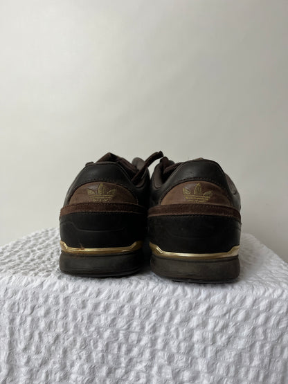 adidas 2009 suede braun gold Gr. 40 2/3 ZX Country 2 Sneaker Schuhe unisex