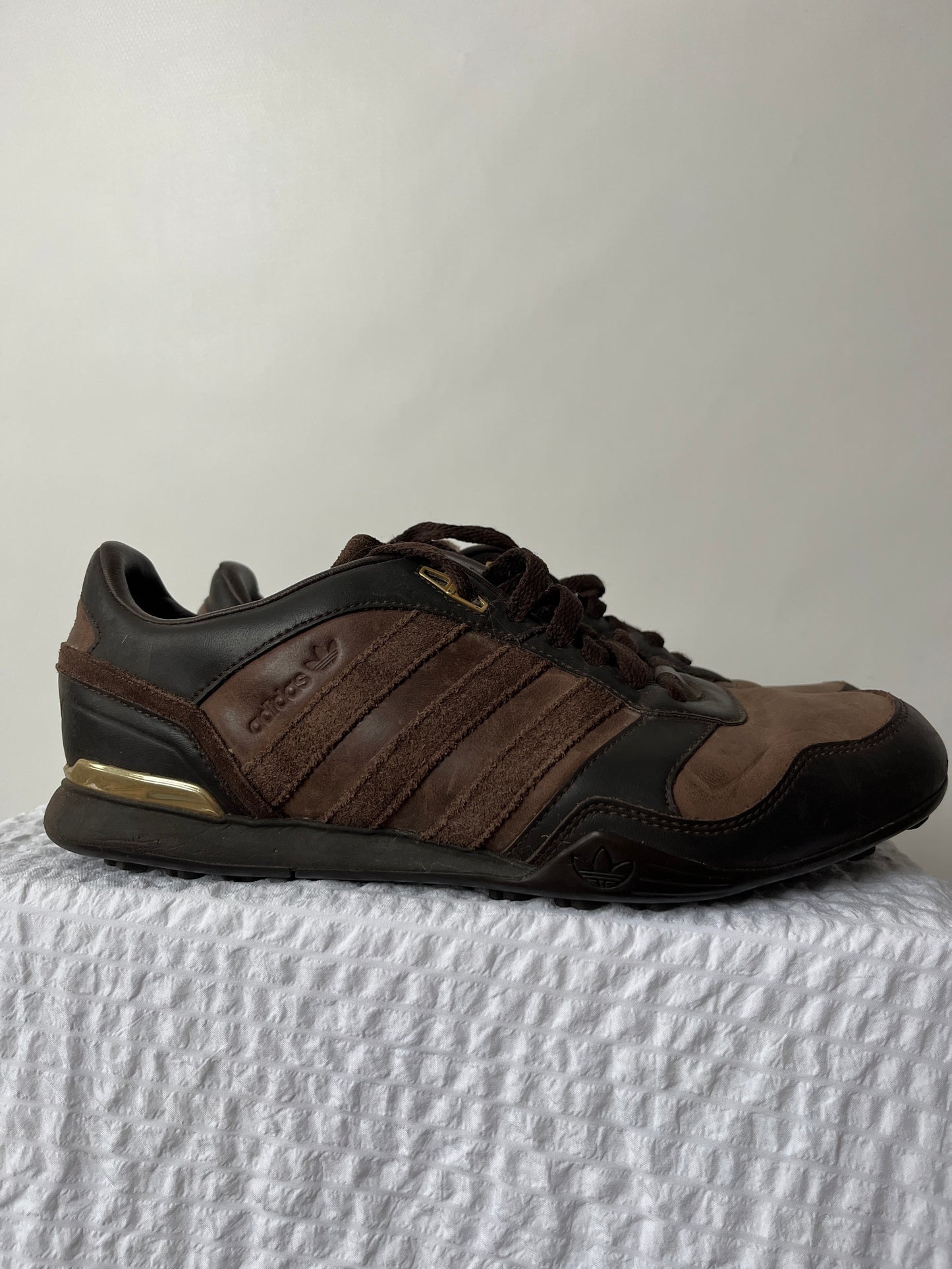 adidas 2009 suede braun gold Gr. 40 2/3 ZX Country 2 Sneaker Schuhe unisex