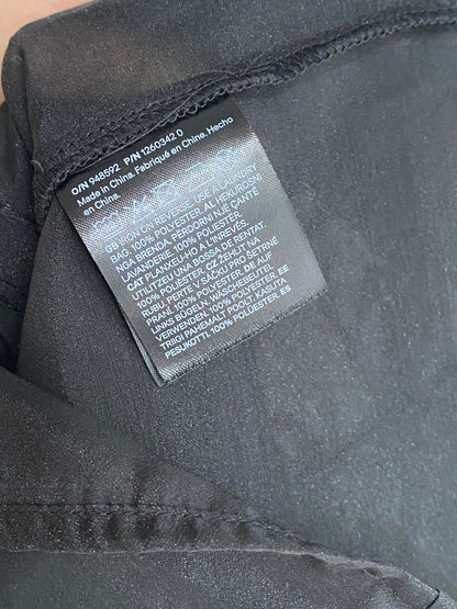 Pre-loved Organzabluse mit Pailletten H&M schwarz Glitzer, XS