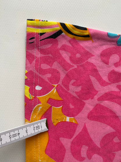 Miss Sixty y2k Top bunt mit Pailletten, florales multicolor Muster, S, M