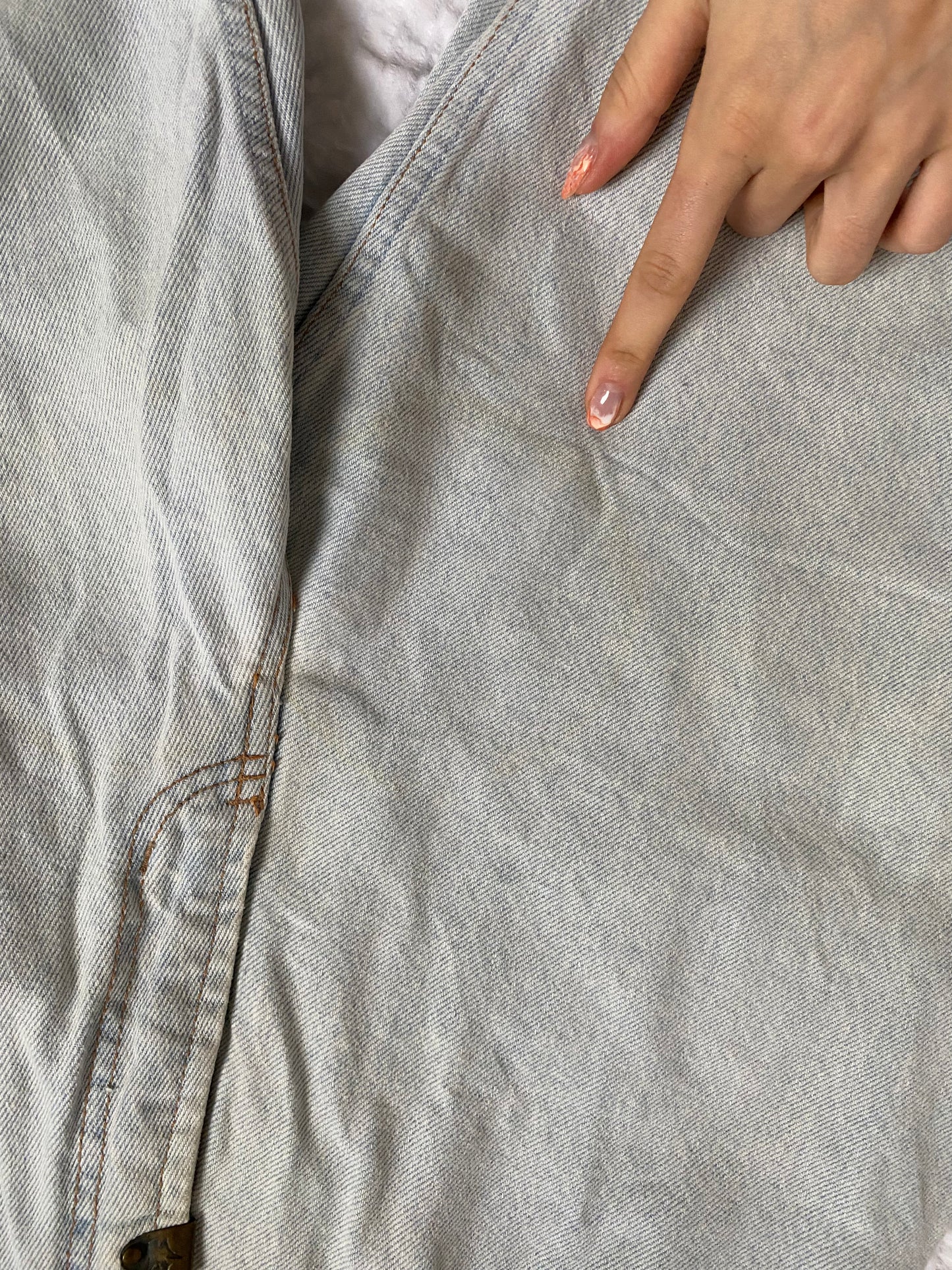 Vintage Jack and Son's Jeanshose, baggy Mom, denim hellblau, M