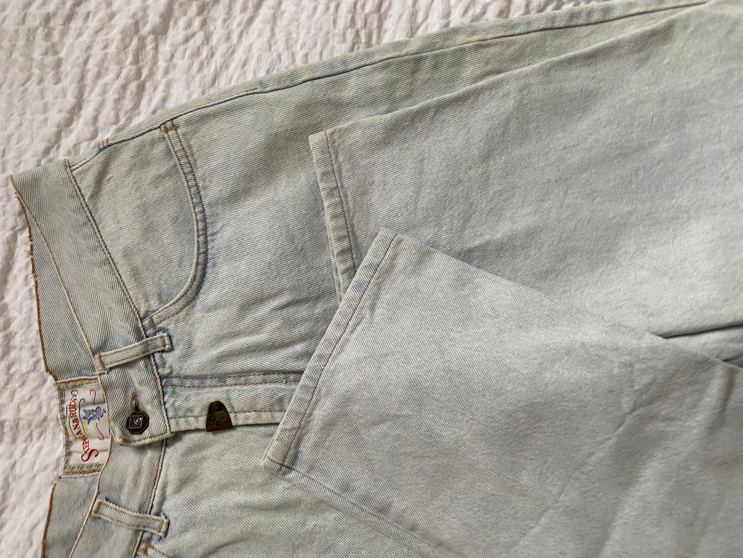 Vintage Jack and Son's Jeanshose, baggy Mom, denim hellblau, M