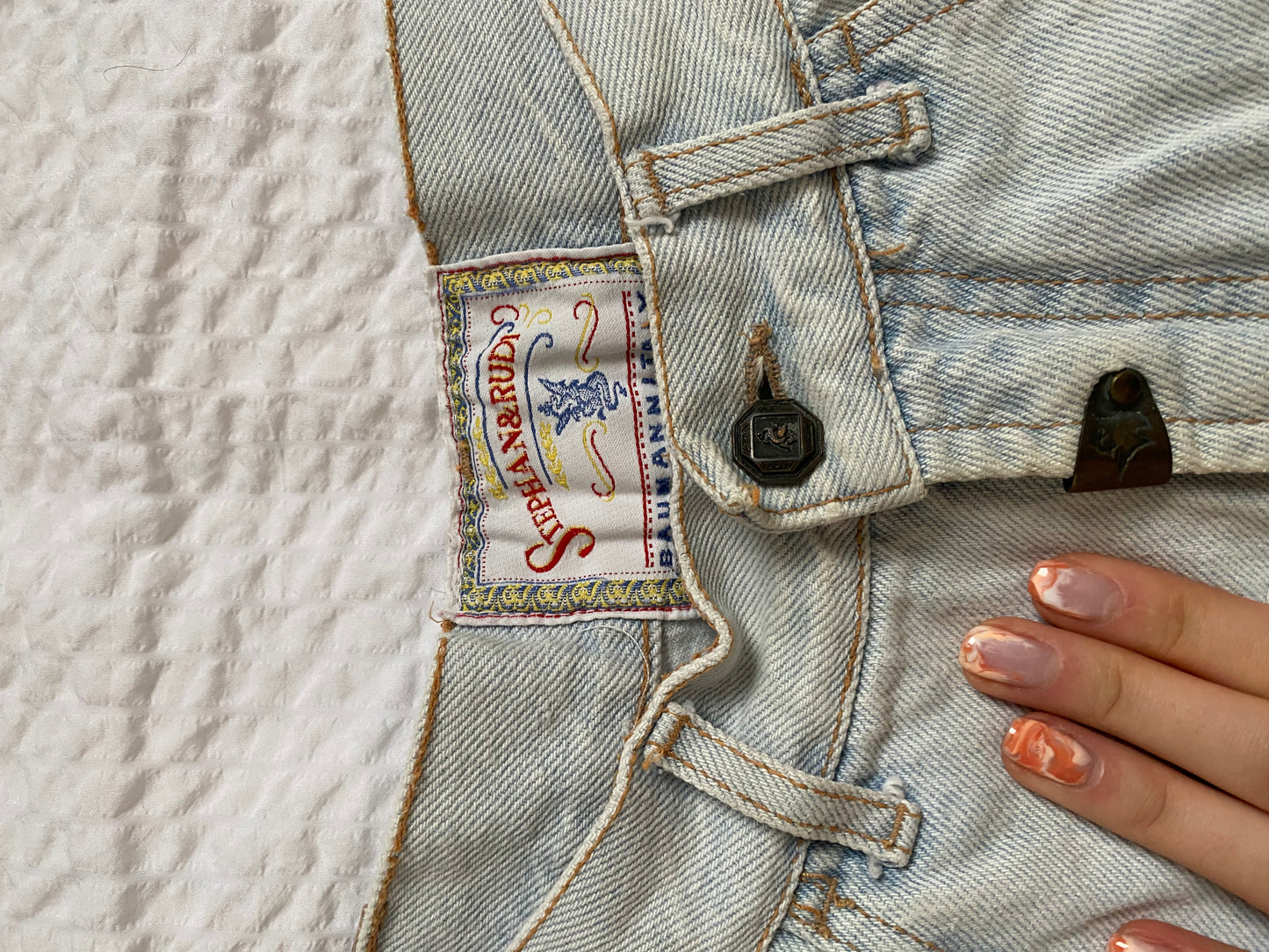 Vintage Jack and Son's Jeanshose, baggy Mom, denim hellblau, M