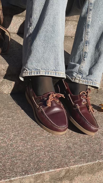 Timberland Classic Boot Schuhe 2 Eye braun bordeaux, Gr. 41