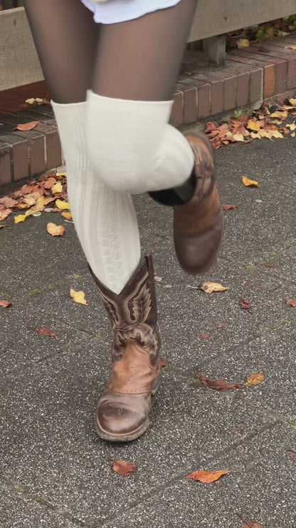 SENDRA Cowboy Boots 5357 Palm Damen braun Leder, Gr. 40